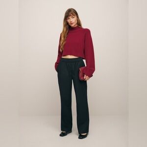 Reformation Juno Pant in Black